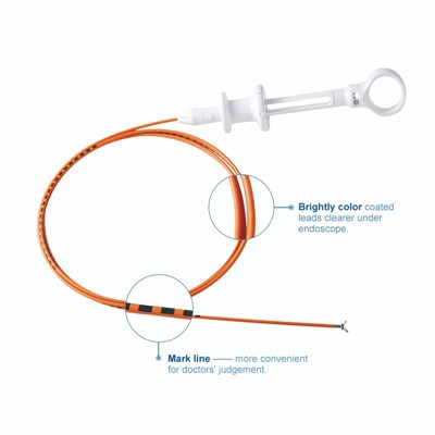 Endoscopietang met ovale beker